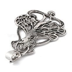 Tibetan Style Alloy Big Pendants&nbsp;PALLOY-D362-02AS-B