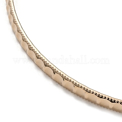 7Pcs 3 Colors PVD Vacuum Plating 202 Stainless Steel Bangle Sets&nbsp;BJEW-M317-12
