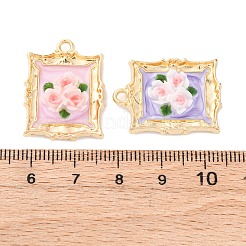 Resin Enamel Pendants&nbsp;FIND-M060-07G