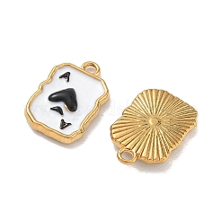 304 Stainless Steel Enamel Pendants&nbsp;STAS-L316-12G