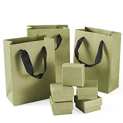 5Pcs Square Paper Jewelry Display Cases&nbsp;CON-TA0001-39A-01