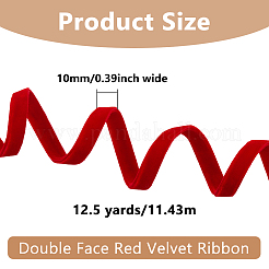 12.5 Yards Double Face Velvet Ribbon&nbsp;OCOR-DC0001-20A