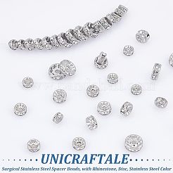40Pcs 4 Style 316 Surgical Stainless Steel Spacer Beads&nbsp;RB-UN0001-07