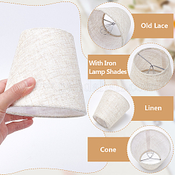 8Pcs Linen with Iron Lamp Shades&nbsp;AJEW-WH0609-303
