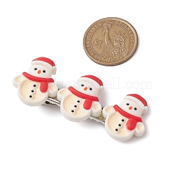 Christmas Theme Resin Alligator Hair Clips&nbsp;PHAR-JH00112