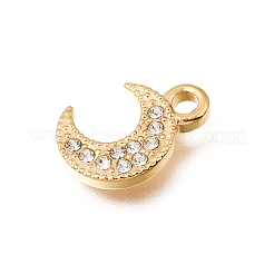 304 Stainless Steel Rhinestone Pendants&nbsp;STAS-E531-06G