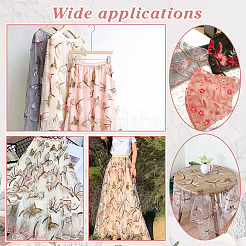 2 Yards Sequin Organza Fabrics&nbsp;DIY-GA0007-73A