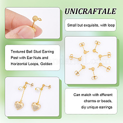 30Pcs 304 Stainless Steel Stud Earring Findings&nbsp;STAS-UN0044-42