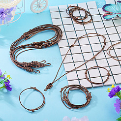 Adjustable Korean Waxed Polyester Cord Necklace & Bracelet Sets&nbsp;SJEW-TAC00006