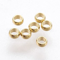 316 Surgical Stainless Steel Rondelle Crimp Beads&nbsp;A-STAS-P221-25G