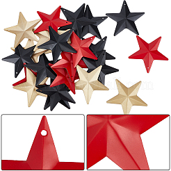 30Pcs 3 Colors Iron Pendants&nbsp;IFIN-GF0001-47C