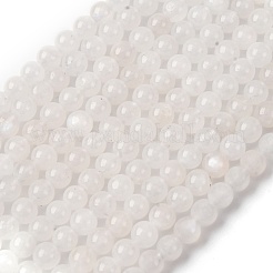 Natural Rainbow Moonstone Beads Strands&nbsp;G-A276-A04-4.5mm