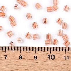 6/0 Transparent Inside Colours Glass Seed Beads&nbsp;SEED-N006-003G