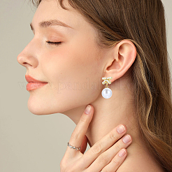 100Pcs ABS Plastic Pearl Pendants&nbsp;FIND-BM0001-39B-KCG