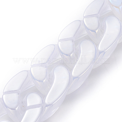 Handmade Acrylic Curb Chains&nbsp;AJEW-JB00569-03
