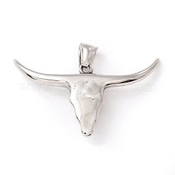 Tibetan Style 304 Stainless Steel Pendants&nbsp;STAS-P305-41AS