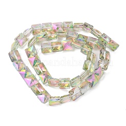 Electroplate Glass Beads Strands&nbsp;EGLA-L045-B