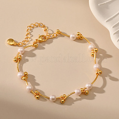 Brass Link Chain Bracelets&nbsp;WG5E311-01