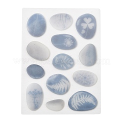 3D Pebble Stone Stickers Epoxy & Paper Stickers Set&nbsp;DIY-Z045-01A