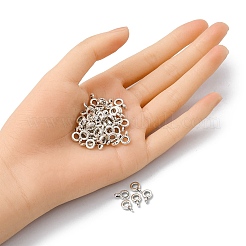 Tibetan Style Alloy Tube Bails&nbsp;PALLOY-YW0001-37
