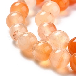Natural Carnelian Beads Strands&nbsp;G-N0006-8mm-17