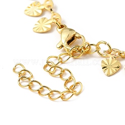 Brass Link Chain Bracelet for Women&nbsp;BJEW-A124-01G