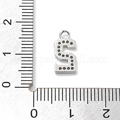 Brass Micro Pave Clear Cubic Zirconia Pendants&nbsp;LS-ZIRC-I067-02C