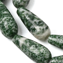 Natural Green Spot Jasper Beads Strands&nbsp;GG-CBA0487-B03-8x21mm