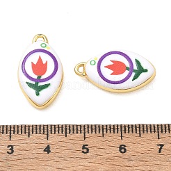 Printed Brass Pendants&nbsp;KK-CBA42CA-05G-03