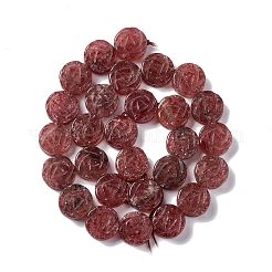 Natural Strawberry Quartz Beads Strands&nbsp;G-D475-01O