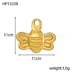 304 Stainless Steel Pendants&nbsp;STAS-OY002-64G
