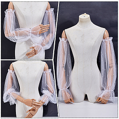 1Pair Women's Polyamide Lace Oversleeves&nbsp;AJEW-GA0010-35