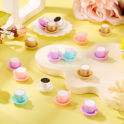 30Pcs 5 Colors Opaque Resin Cabochons&nbsp;CRES-TA0001-60