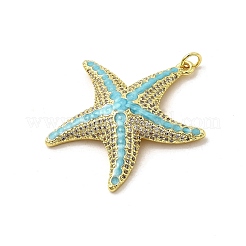 Brass Enamel Pendants&nbsp;KK-I378-10G