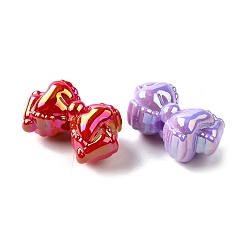 UV Plating Opaque Acrylic Beads&nbsp;MACR-F083-07