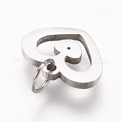 316 Surgical Stainless Steel Hollow Charms&nbsp;KK-I612-01P