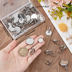 304 Stainless Steel Hoop Earring Findings&nbsp;STAS-BBC0003-59P