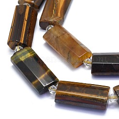 Natural Tiger Eye Strands&nbsp;G-E530-16K