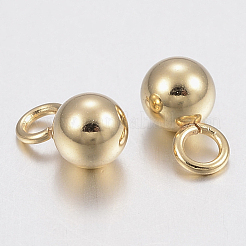 304 Stainless Steel Sphere Charms&nbsp;X-STAS-H436-67-4mm