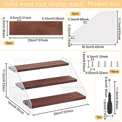 3-Tier Acrylic Model Toy Display Riser&nbsp;ODIS-WH0029-39