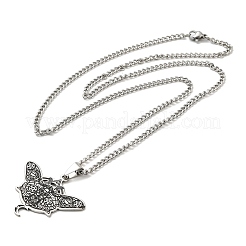 201 Stainless Steel Enamel Pendant Necklaces for Women Men&nbsp;NJEW-G123-11P