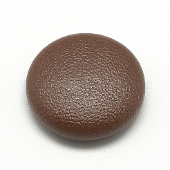 Imitation Leather Covered Cabochons&nbsp;WOVE-S084-06B