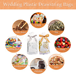 20pcs 2 Colors Rectangle Plastic Candy Gift Bags&nbsp;ABAG-TA0001-35
