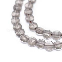 Natural Ice Obsidian Beads Strands&nbsp;G-I249-A07