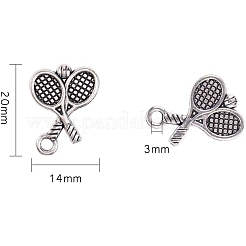 80Pcs Tibetan Style Zinc Alloy Pendants&nbsp;TIBEP-UN0001-01