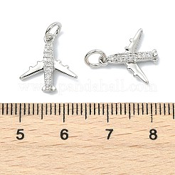 SHEGRACE Brass Clear Cubic Zirconia Charms&nbsp;XGRQ3P593-626P