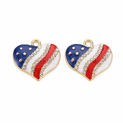 Rack Plating Alloy Enamel Pendants&nbsp;LS-X-PALLOY-N172-042