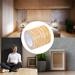 1 Roll Non-woven Fabrics Imitation Wood Grain Adhesive Tape&nbsp;DIY-GF0008-77B