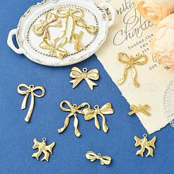 14Pcs 7 Styles Rack Plating Brass Pendants&nbsp;KK-TA0002-89