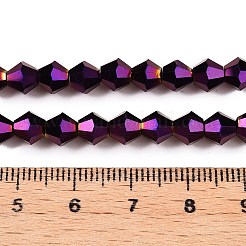 Electroplate Glass Bead Strands&nbsp;EGLA-Q078-6mm-82